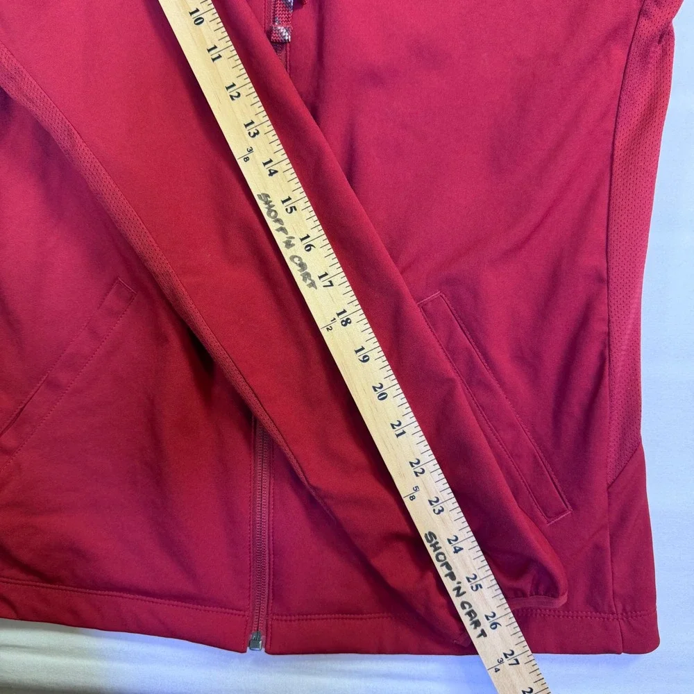 Oklahoma Sooners Nike Dri-FIT Full Zip Jacket Crimson Red Women's Small Logo